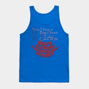 Heart disease awareness month Tank Top